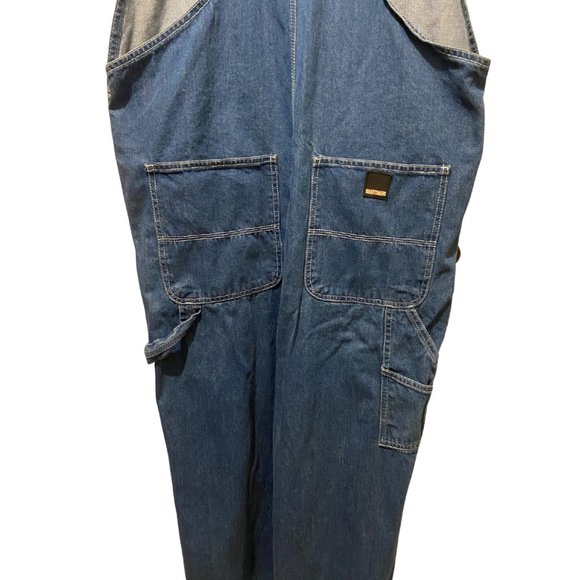 Crafstman Bib overalls jean jumpers carpenter sz 40 x 30 - Picture 6 of 8
